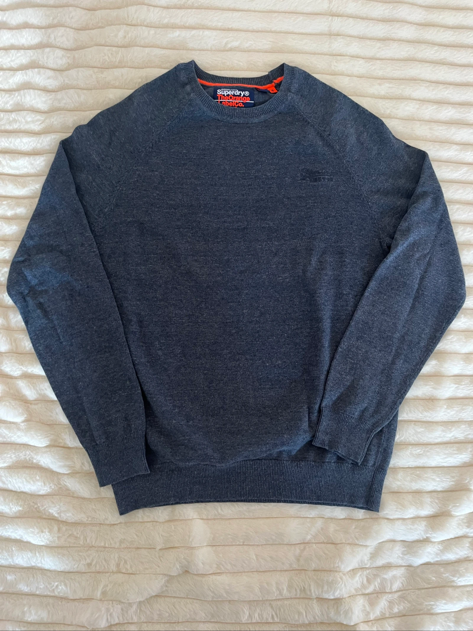 Suéter Superdry Orange Label Cinza Antracite - Tamanho S - Muito Bom Estado – photo 4